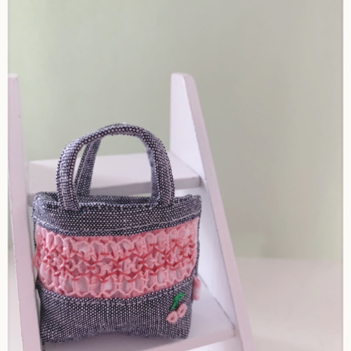 2401-38 ミニチュアトートサシェ 香り袋 2個組 ピンクチェック ♡刺繍 楽天市場】サシェ 袋の通販 2401-38 ミニチュアトートサシェ