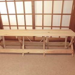 杉折りたたみ台付サウナ用ベンチ ソファ・ベンチ okwood 通販