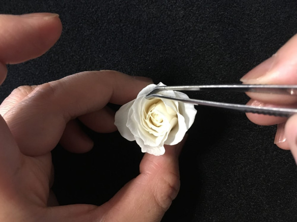 贅沢プリザーブドのウェディングフレーム 