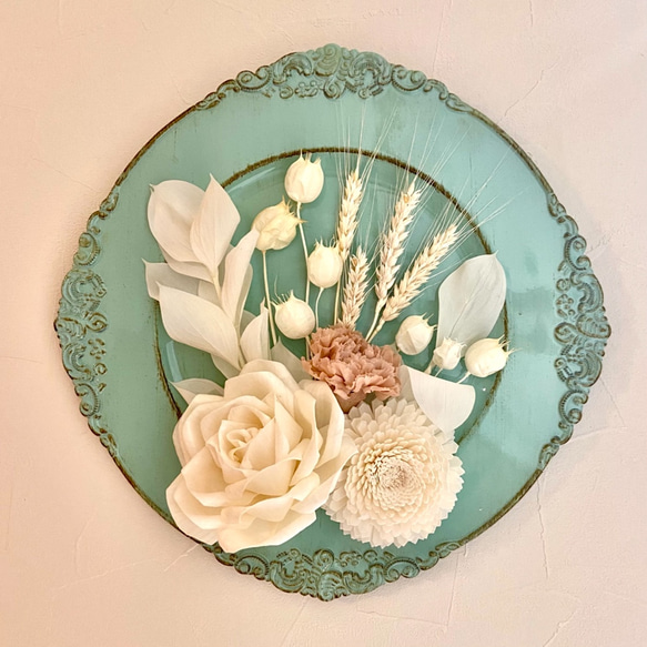 アロマストーンカーネーション&フラワーリースセット アロマストーン