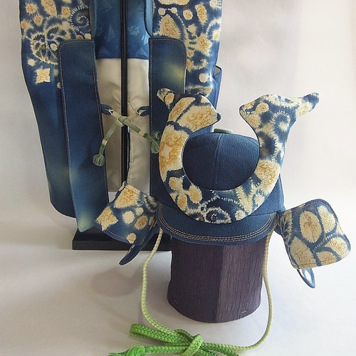 受注制作」帯で作る兜と陣羽織 帽子(ベビー・キッズ) みっち 通販  