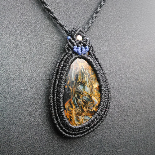 ピーターサイトのマクラメペンダント[PEN-309] ネックレス