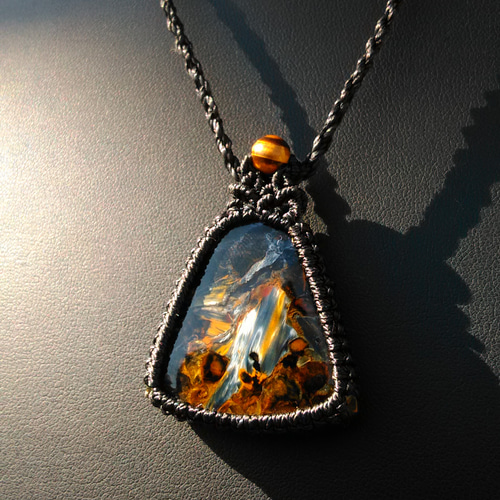 ピーターサイトのマクラメペンダント[PEN-369] ネックレス・ペンダント