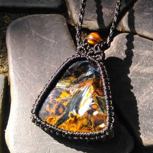 ピーターサイトのマクラメペンダント[PEN-369] ネックレス・ペンダント