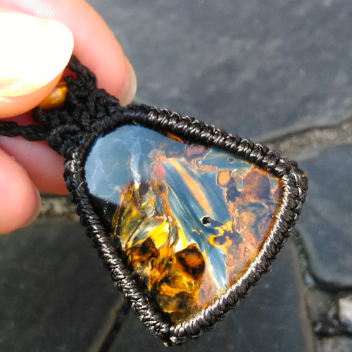 ピーターサイトのマクラメペンダント[PEN-369] ネックレス・ペンダント