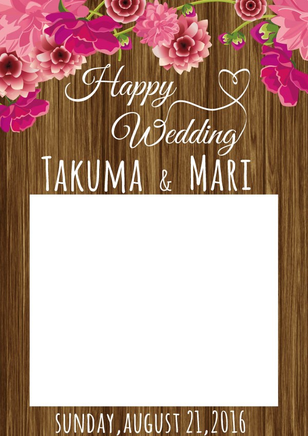 ~ハワイアン風ウエディングフレーム~