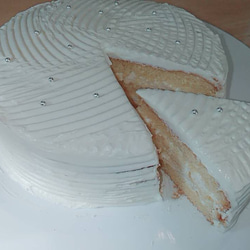 ホワイトチョコ生クリームケーキ 5枚目の画像