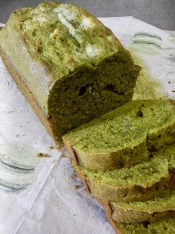 抹茶とホワイトチョコのパウンドケーキ17センチ 焼き菓子 ポドテ（年内