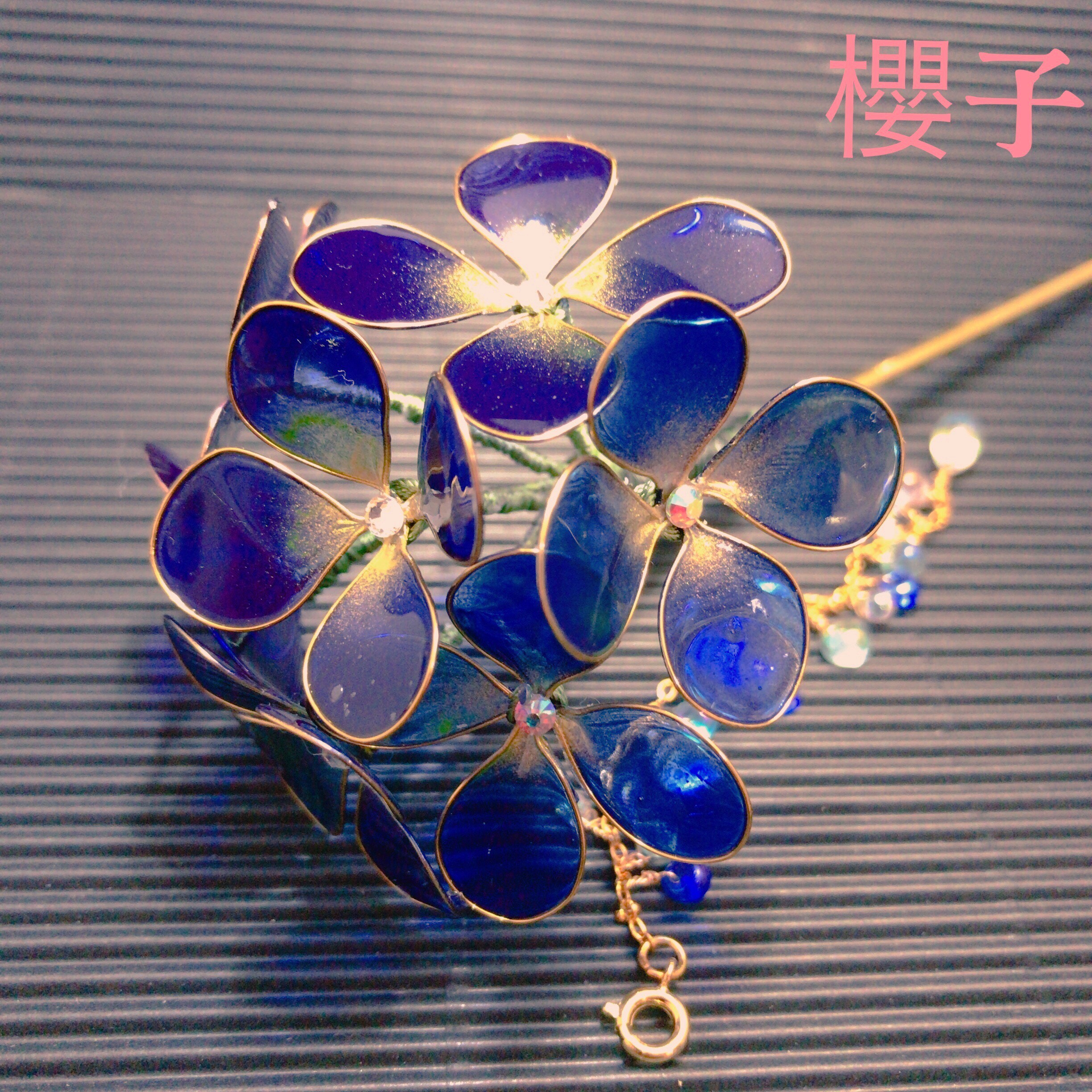 雨雫〜紫陽花  再販