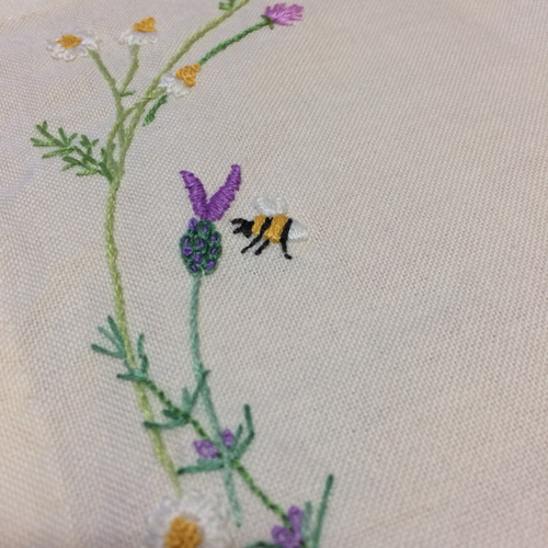 ランチョンマット〜お花のフランス刺繍〜② ランチョンマット