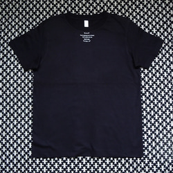 ◆SIMPLE MODERN◆　MA-002 BK　ワンポイント英字ロゴTシャツ 2枚目の画像