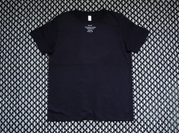 ◆SIMPLE MODERN◆　MA-002 BK　ワンポイント英字ロゴTシャツ 2枚目の画像