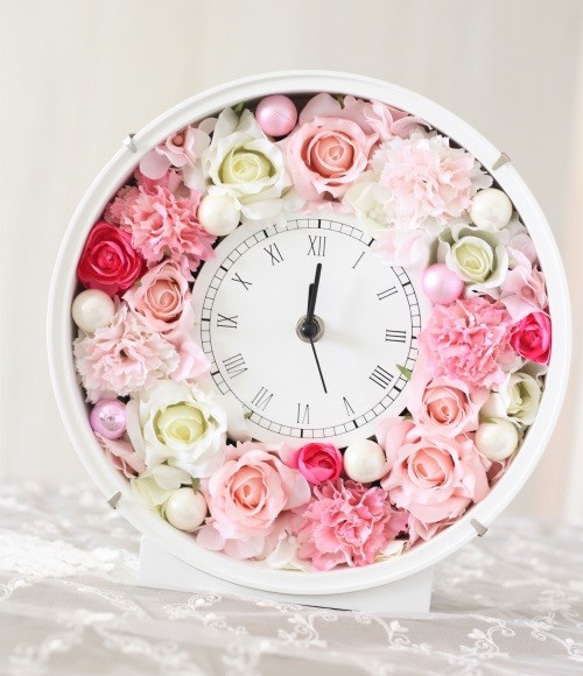 オトナ可愛い花時計　ギフトボックス付き 4枚目の画像