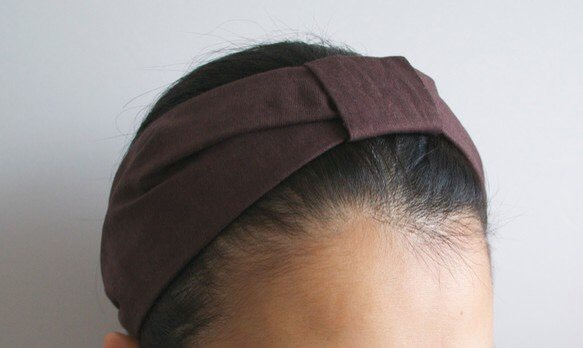 SALE!30%OFF リボンモチーフHair band ブラウン 3枚目の画像