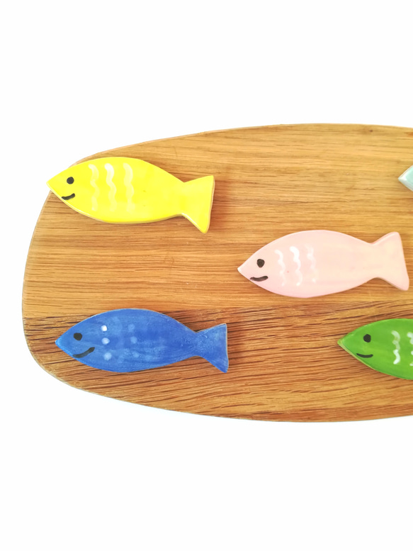 いろんな色のお魚お箸置き大きめ❗ 3枚目の画像