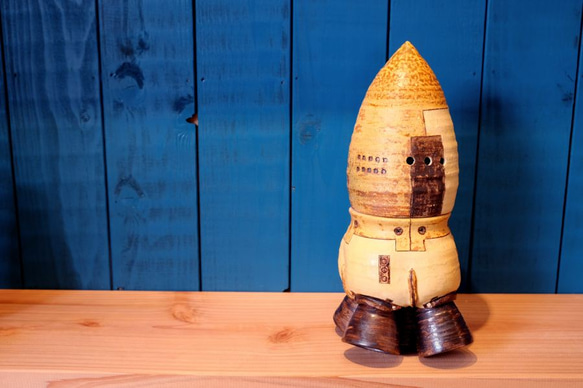 夢の中のロケットのオブジェ1 その他インテリア雑貨 作家 ヨコイマサシ