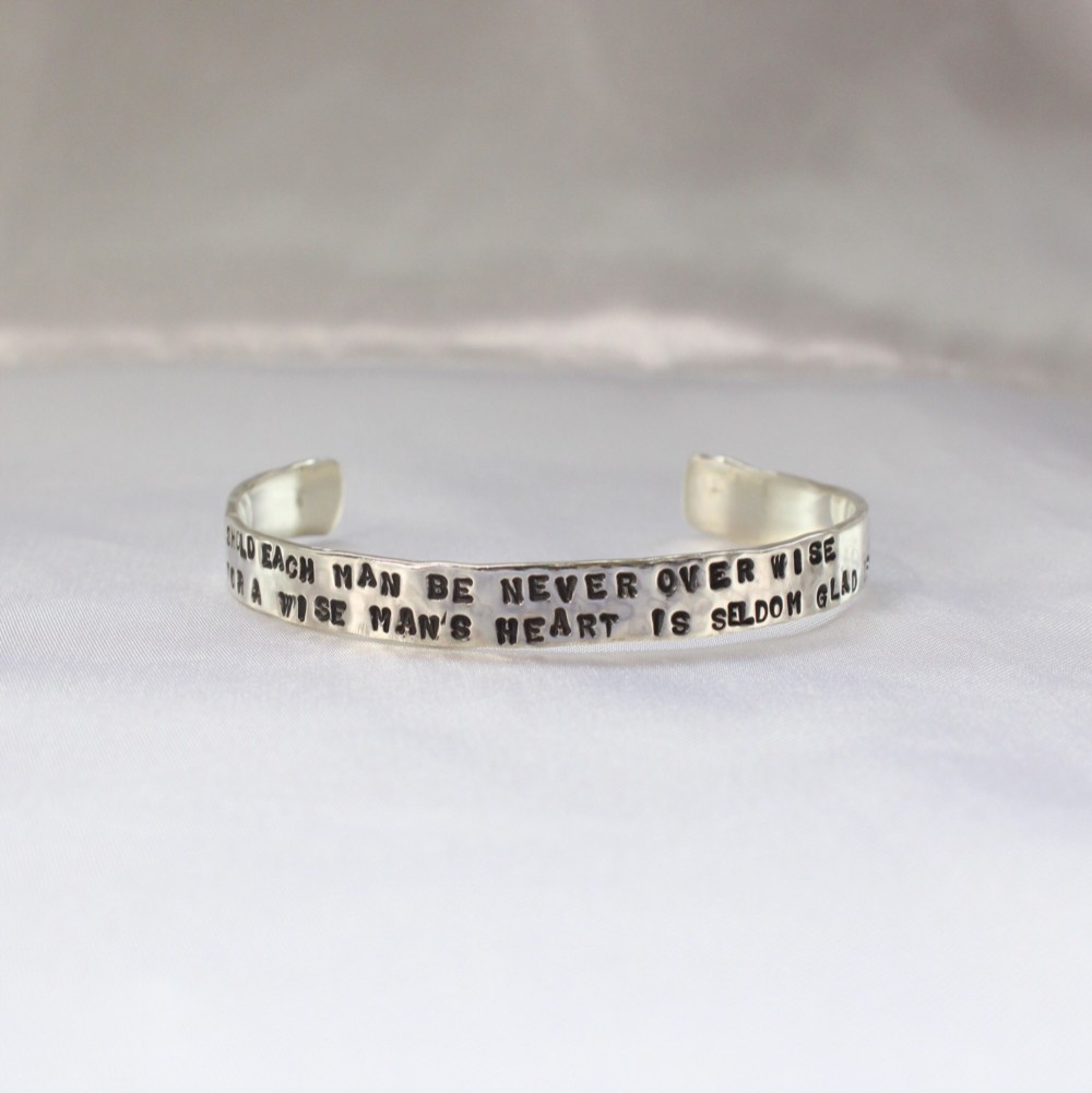 【展示品限定特価】Hávamál ハーヴァマール オーディンの箴言55 メッセージバングル / 7mm Lサイズ