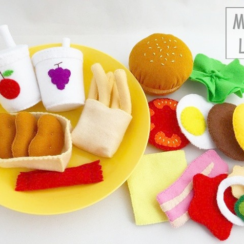 フェルト おままごと ハンバーガーAセット おもちゃ キッズ