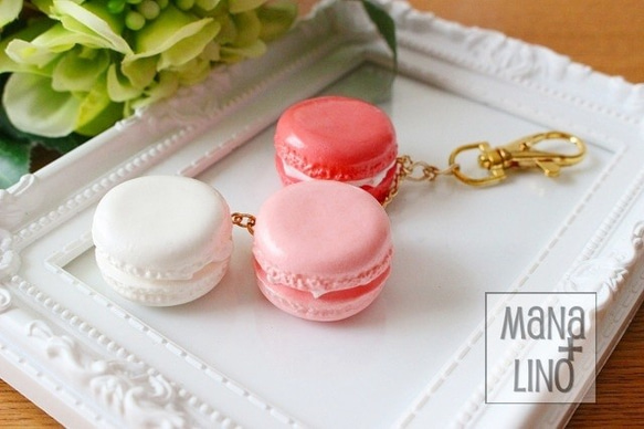 【990円】3Ｄマカロンカラーのアクリルネームキーホルダー*パステル【オーダー】 990円】3Dマカロンカラーのアクリルネームキーホルダー