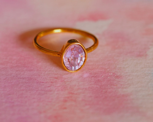 marie★ブラジルアレキサンドライト★リングオーダー ブラジル産 アレキサンドライト リング 0.62ct オーバルミックス