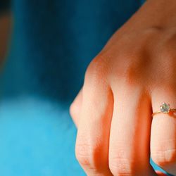 【十一月生日石】天藍色托帕石璀璨戒指 第4張的照片