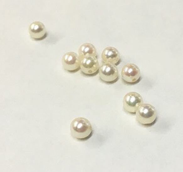 あこやベビーパール  4mm. 10pieces 1枚目の画像