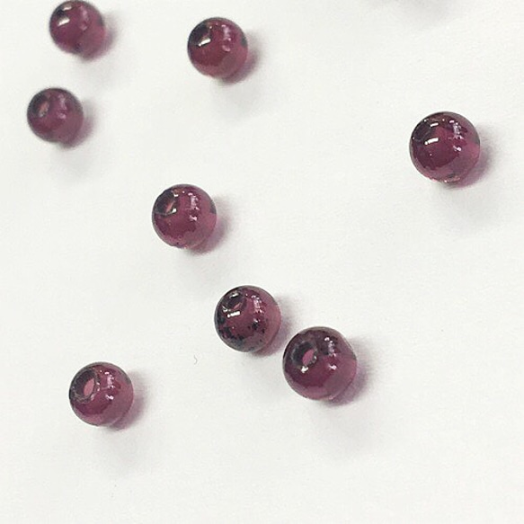 ガーネット  丸玉  3mm   30pieces 2枚目の画像