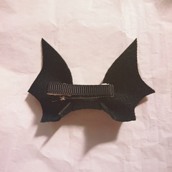 ハロウィン Batレザーのヘアゴム 6枚目の画像