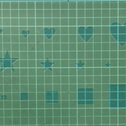 パステル用ステンシル　基本３点セット 2枚目の画像