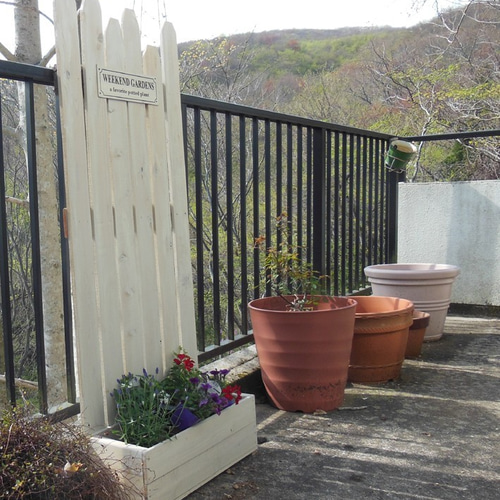 ホワイト木製ラティスパーテーション ホワイト木製ラティスパーテーション ホワイト木製ラティス