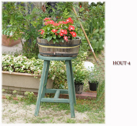 スツール 丸椅子 花台 レトロ 無垢材 スツール 丸椅子 花台