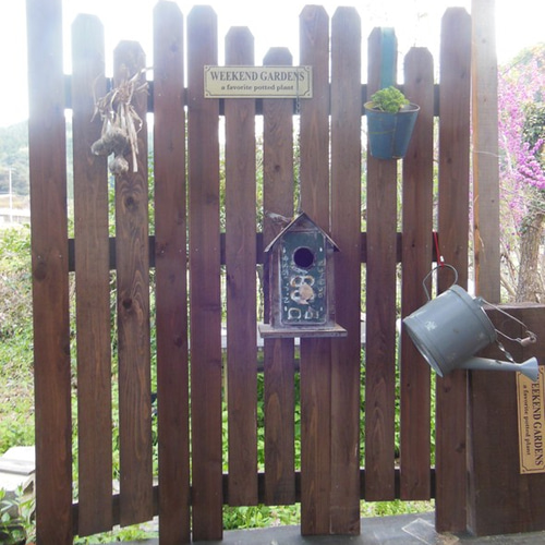 木製段違いパーティション 3つ折れ 3連 衝立 間仕切り ラティス