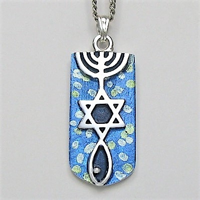 伝統的なモチーフ　　原始キリスト教のシンボル～メシアニックシール　cc43　　好評です