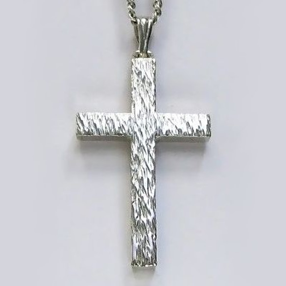 K18 ダイヤモンド 十字架デザインペンダント 約3.5cm 4g