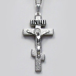 ロシア正教のクロス（八端十字架）　大きなロシア十字架の受難像　rc39　好評です 1枚目の画像