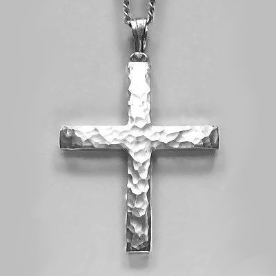 ギリシャ正教のクロス　槌目光沢仕上げのギリシャ正教の十字架　gc03a　ロングセラーです