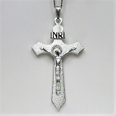 受難像（イエス・キリストの十字架像）　剣形クロスの受難像　pc45　好評です