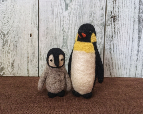 お値下げ中！】ペンギンさんのチョコレートインテリア 羊毛