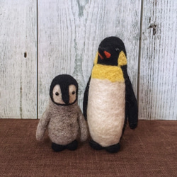 【お値下げ中！】ペンギンさんのチョコレートインテリア　羊毛フェルト 0_0ab3da4dd715c008f6617bfe8338