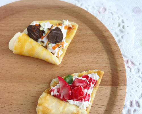 クレープのマグネット ブローチ Love Leaf/らぶこ 通販 6826707