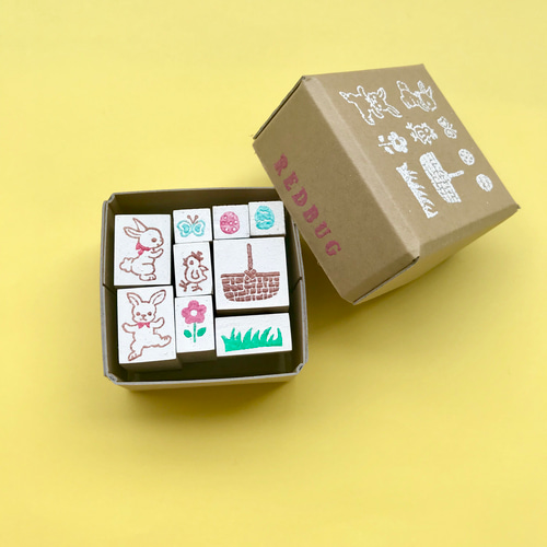 イースターの消しゴムはんこセット はんこ・スタンプ Redbug 通販