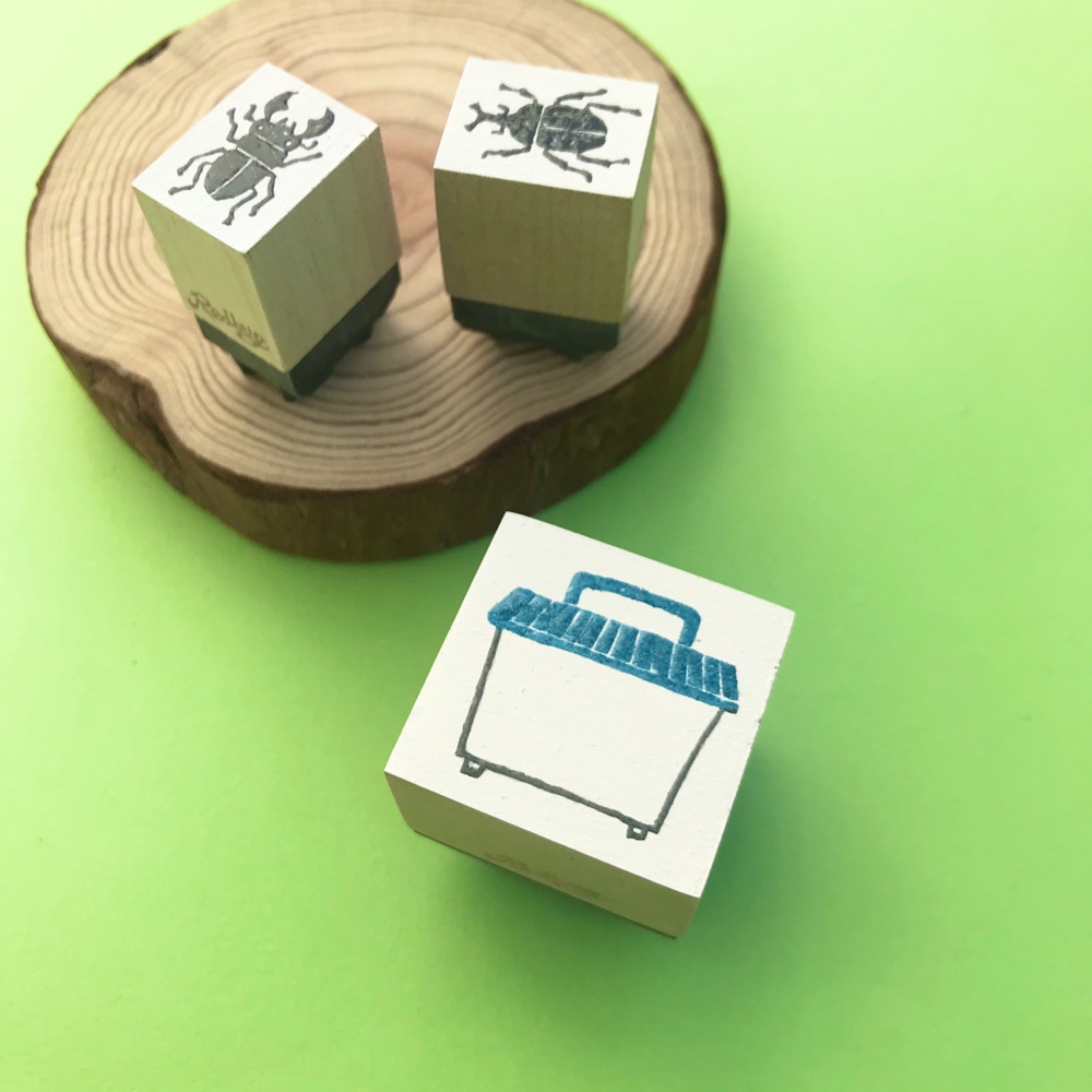 虫カゴの消しゴムはんこ はんこ・スタンプ Redbug 通販 8630663