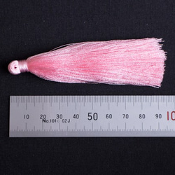 ３色１セット タッセル 大 (10cm ~ 11cm) 素材 材料 パーツ 木綿糸 フリンジ 2枚目の画像