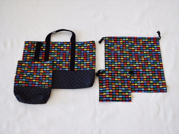 入園入学バッグ4点セット（車）