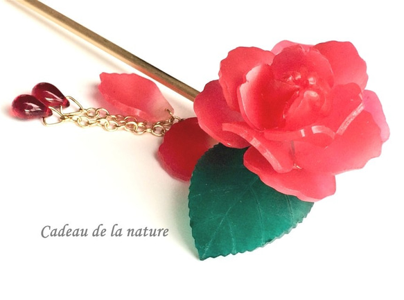 薔薇の簪 かんざし nature 通販 4069002｜Creema(クリーマ)