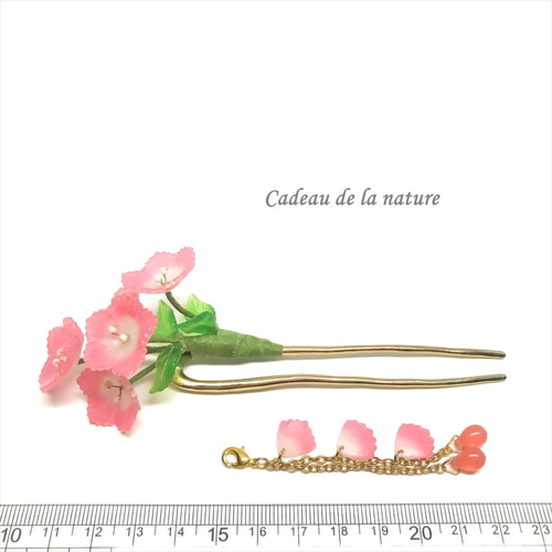 撫子(ナデシコ)の二本軸かんざし かんざし nature 通販 8683111