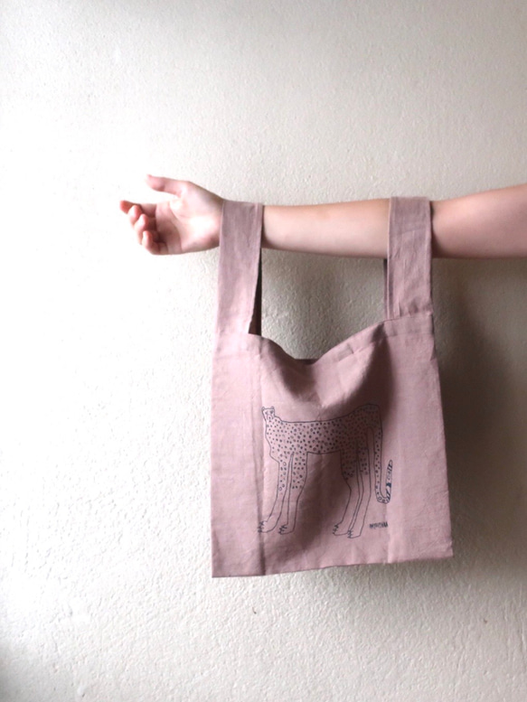 eco-BAG 'チーター' -dark navy- M 7枚目の画像