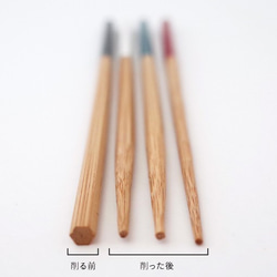 新色！送料無料！箸作りキット『PENCIL?』３個セット◎工作◎DIY◎Creema限定◎国産◎竹◎ギフト◎夏休み 9枚目の画像