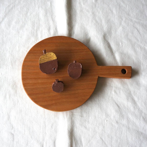 donguri ブローチ3点セット ブローチ heaven アマモトチエ 通販