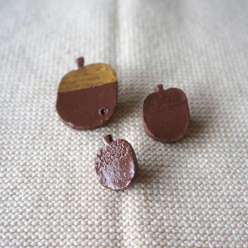 donguri ブローチ3点セット ブローチ heaven アマモトチエ 通販